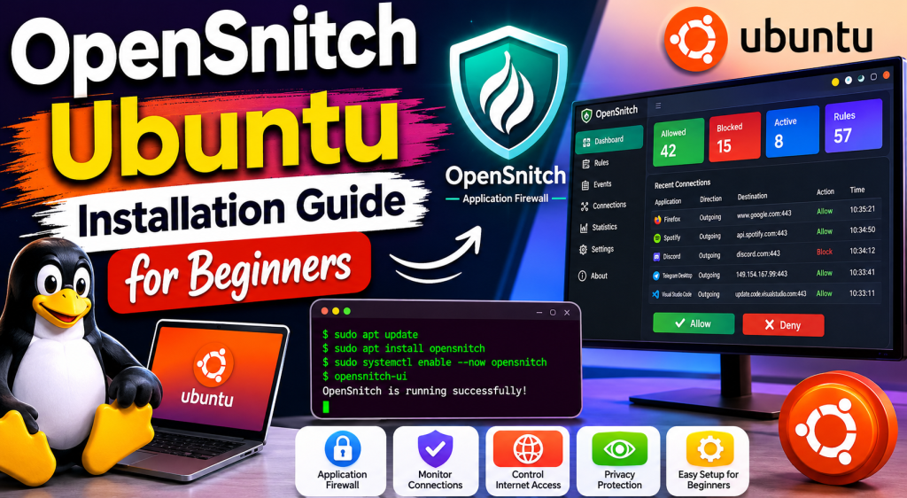 OpenSnitch Ubuntu Installation Guide for Beginners